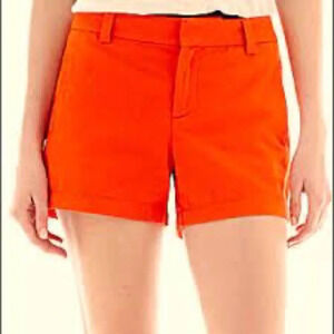 J Crew Burnt Orange Shorts. Size 4